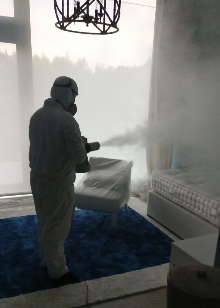 Сухой туман от запахов. Обработка сухим туманом в Владивостоке.